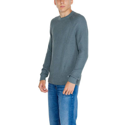 Pull vert en coton biologique Calvin Klein Jeans