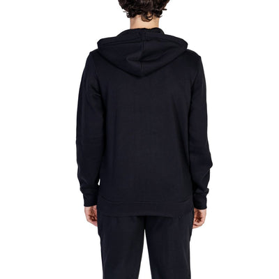 Sweat à capuche en coton noir Emporio Armani Underwear