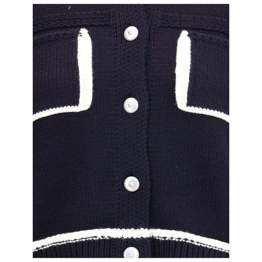 Cardigan PINKO à profils contrastés