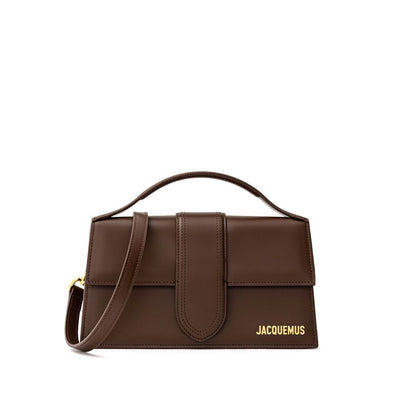 Sac à main en cuir marron Jacquemus