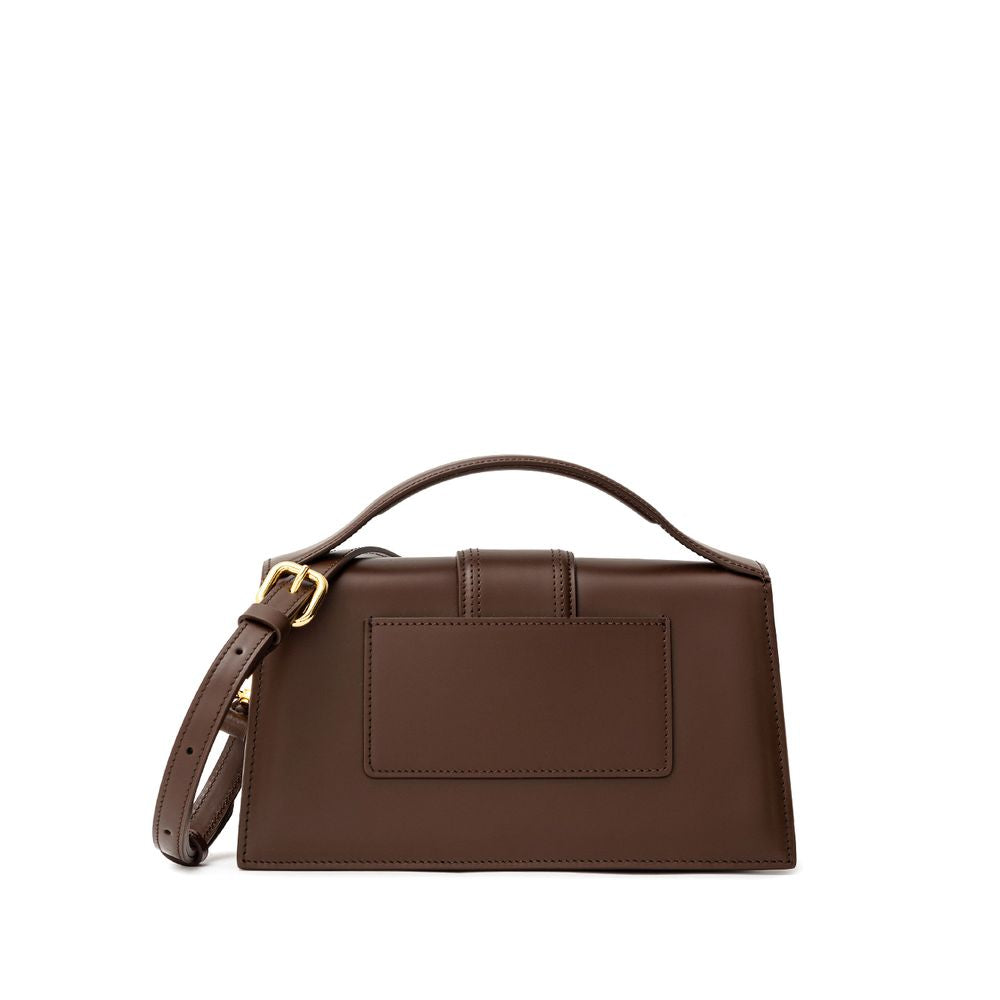 Sac à main en cuir marron Jacquemus