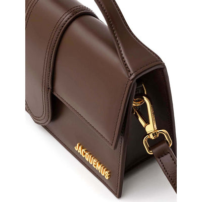 Sac à main en cuir marron Jacquemus