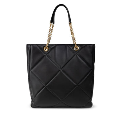Sac fourre-tout en cuir noir Dolce &amp; Gabbana