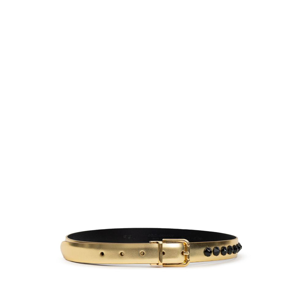 Dolce &amp; Gabbana gouden leren riem