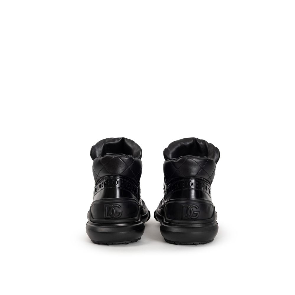 Dolce &amp; Gabbana Zwarte Leren Oxfords en Derby's