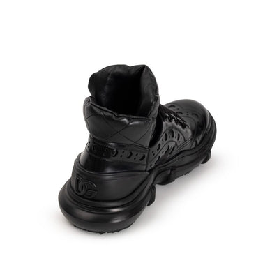Dolce &amp; Gabbana Zwarte Leren Oxfords en Derby's