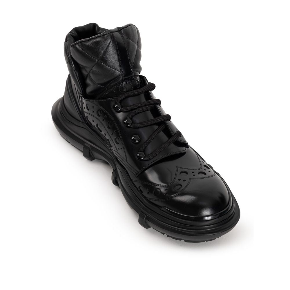 Dolce &amp; Gabbana Zwarte Leren Oxfords en Derby's