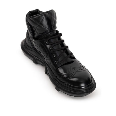Dolce &amp; Gabbana Zwarte Leren Oxfords en Derby's