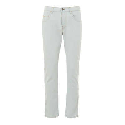 Gucci Blue Cotton Jeans Denim