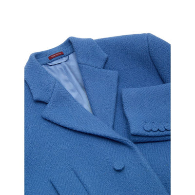 Gucci blauwe wollen jas
