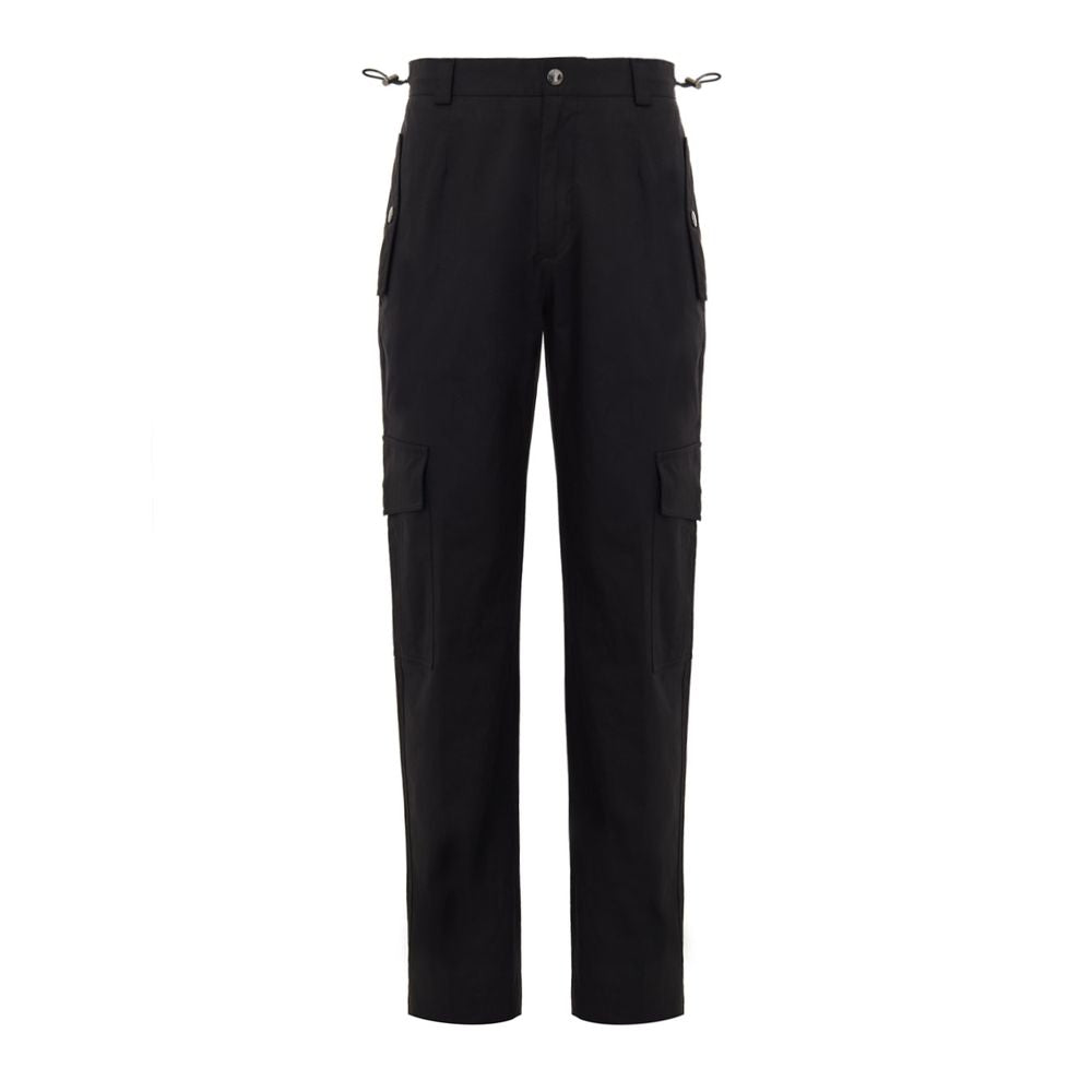 Dolce &amp; Gabbana zwarte katoenen cargobroek