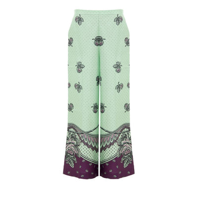 Gucci Green Silk Pant