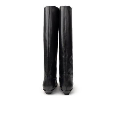 Paris Texas Black Leather Boot