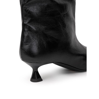Paris Texas Black Leather Boot