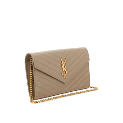 Sac bandoulière à logo Saint Laurent