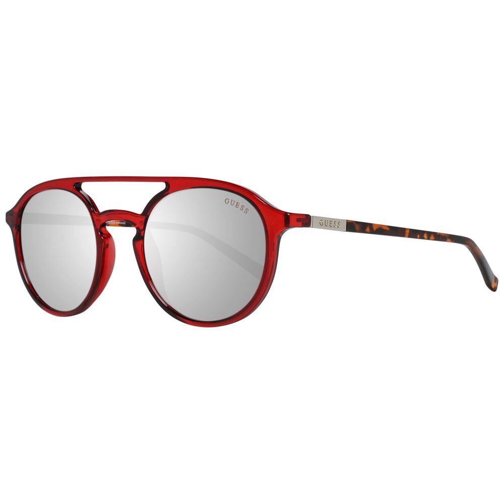 Lunettes de soleil unisexes rouges Guess