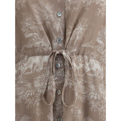 Ella Toile de jouy chemisier Dress