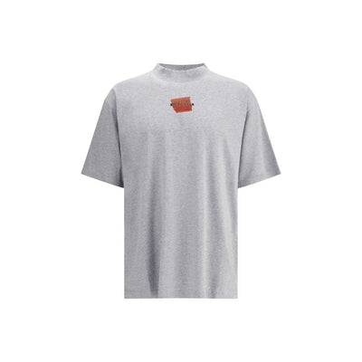 T-shirt met getapete Balenciaga-motief op de rug