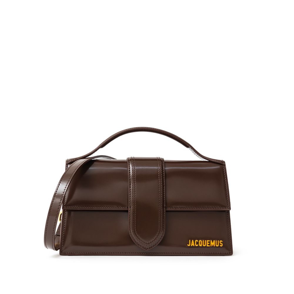 Sac à main en cuir marron Jacquemus