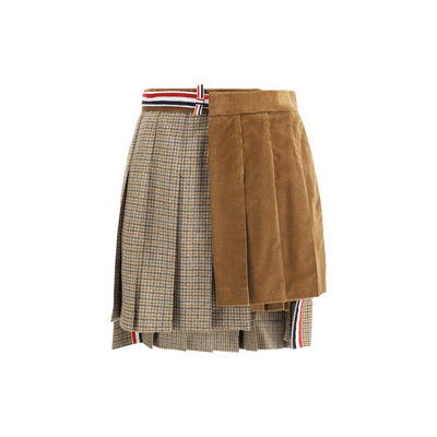 Thom Browne geplooide minirok