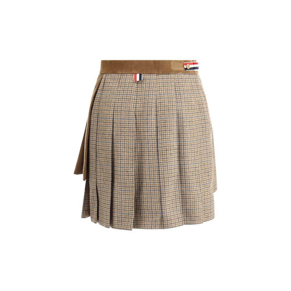 Thom Browne geplooide minirok