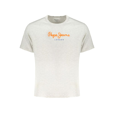 Pepe Jeans Gray Cotton T-Shirt