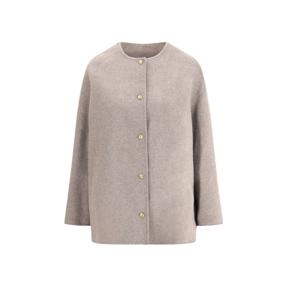 Loulou De Saison Manteau court en laine