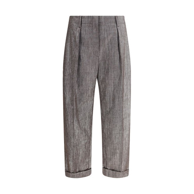 Brunello Cucinelli broek met lurexeffect