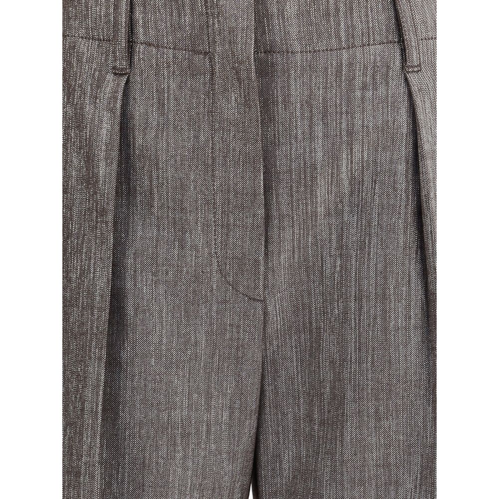 Brunello Cucinelli broek met lurexeffect