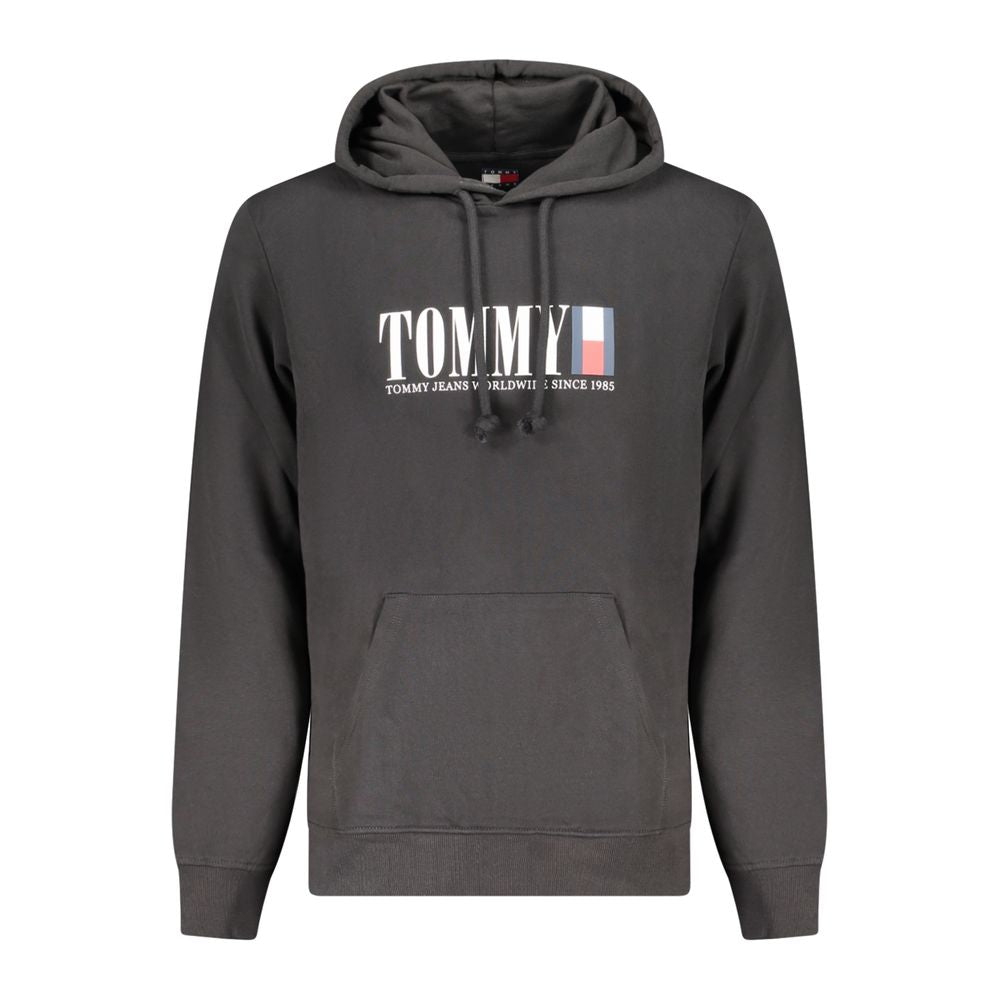 Pull Tommy Hilfiger en coton noir pour homme