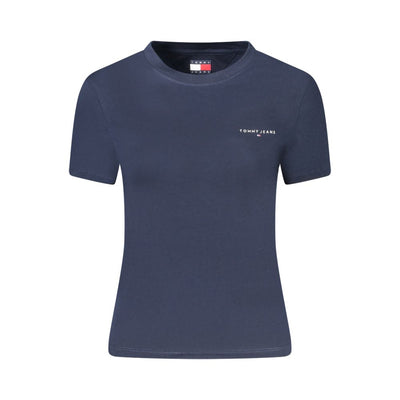 Tommy Hilfiger Blauw Katoenen Dames T-shirt