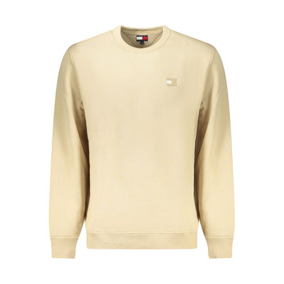 Pull homme en coton beige Tommy Hilfiger