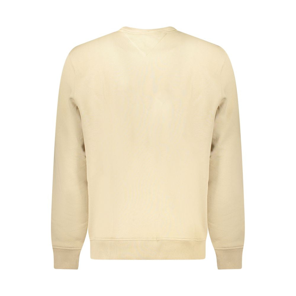 Pull homme en coton beige Tommy Hilfiger