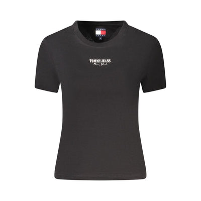 Tommy Hilfiger Zwart Katoenen Dames T-shirt