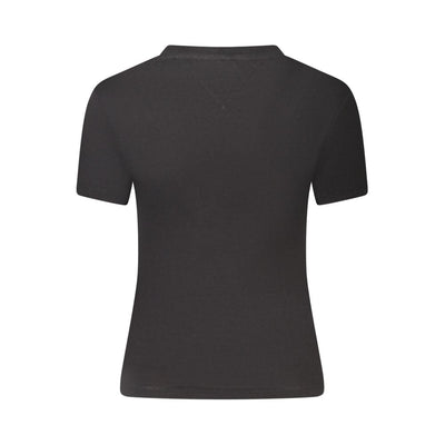 Tommy Hilfiger Zwart Katoenen Dames T-shirt