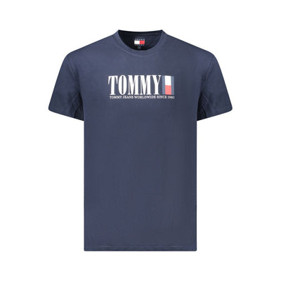 T-shirt homme en coton bleu Tommy Hilfiger