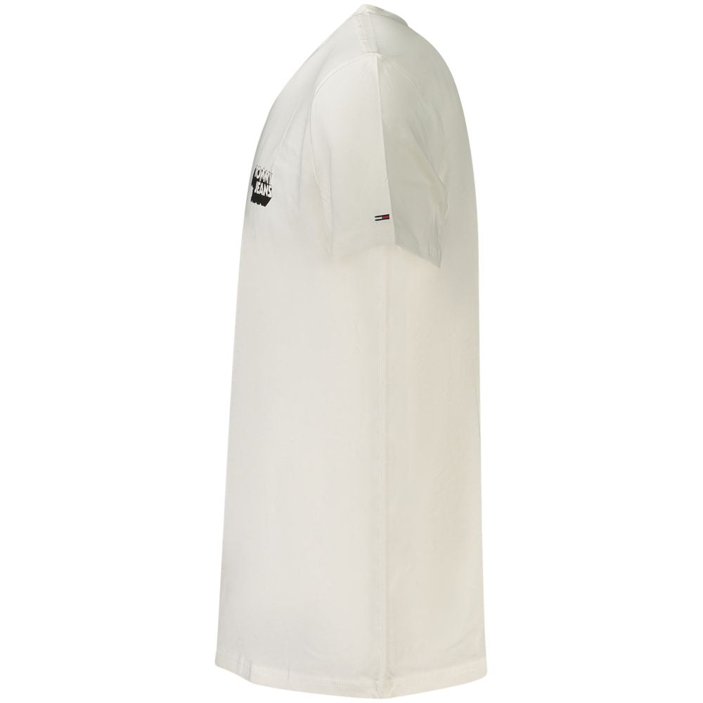 T-shirt homme en coton blanc Tommy Hilfiger