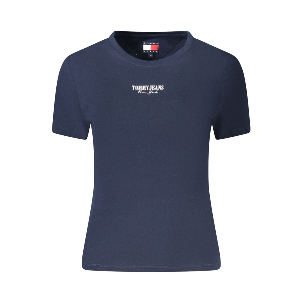Tommy Hilfiger Blauw Katoenen Dames T-shirt
