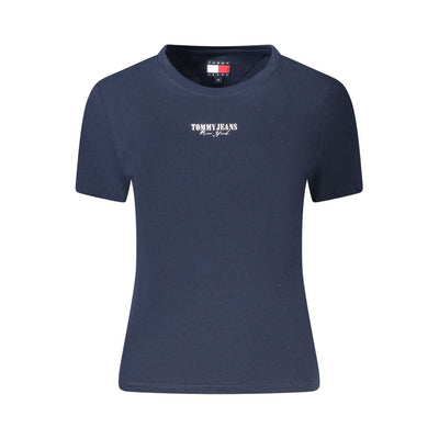 Tommy Hilfiger Blauw Katoenen Dames T-shirt