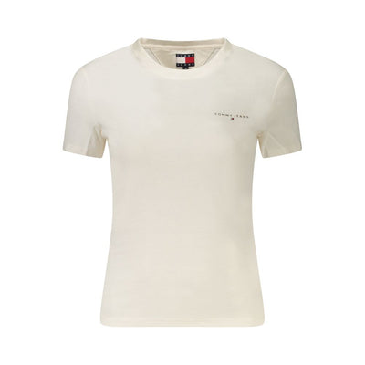 Tommy Hilfiger Wit Katoenen Dames T-shirt