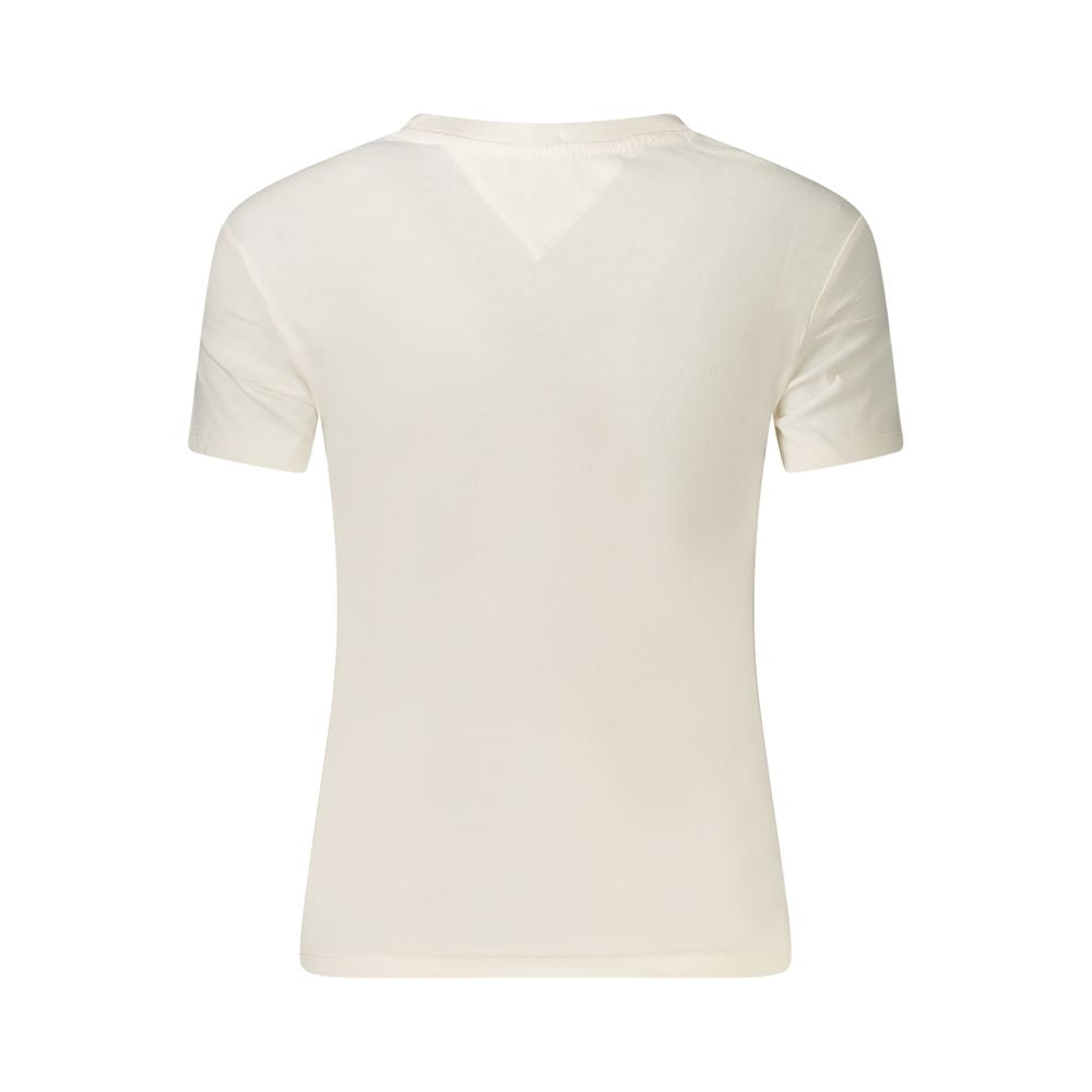 Tommy Hilfiger Wit Katoenen Dames T-shirt
