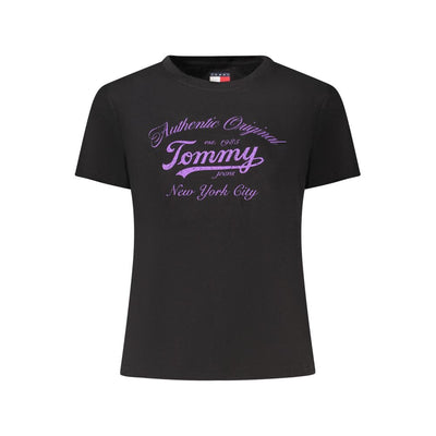 Tommy Hilfiger Zwart Katoenen Dames T-shirt