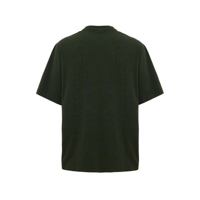 Maison Kitsuné Green Cotton T-Shirt