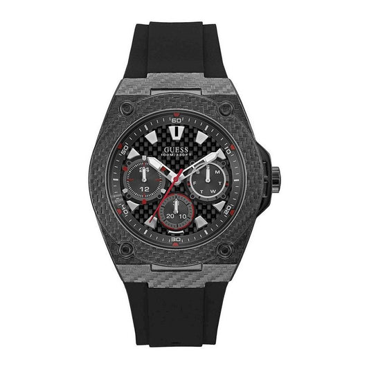 Guess Black Rubber Watch