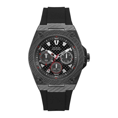 Guess Zwart Rubberen Horloge
