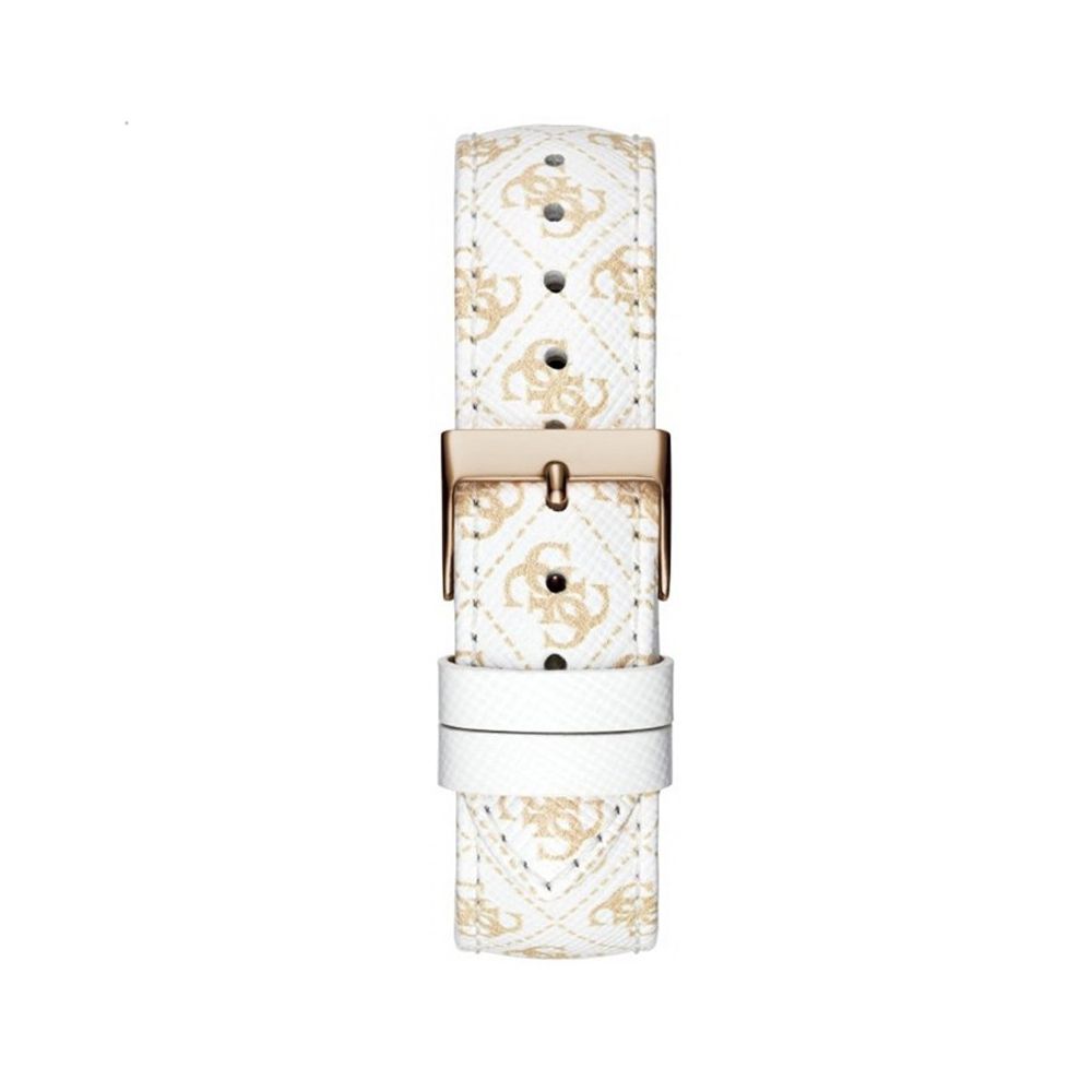 Guess Wit Leren Horloge