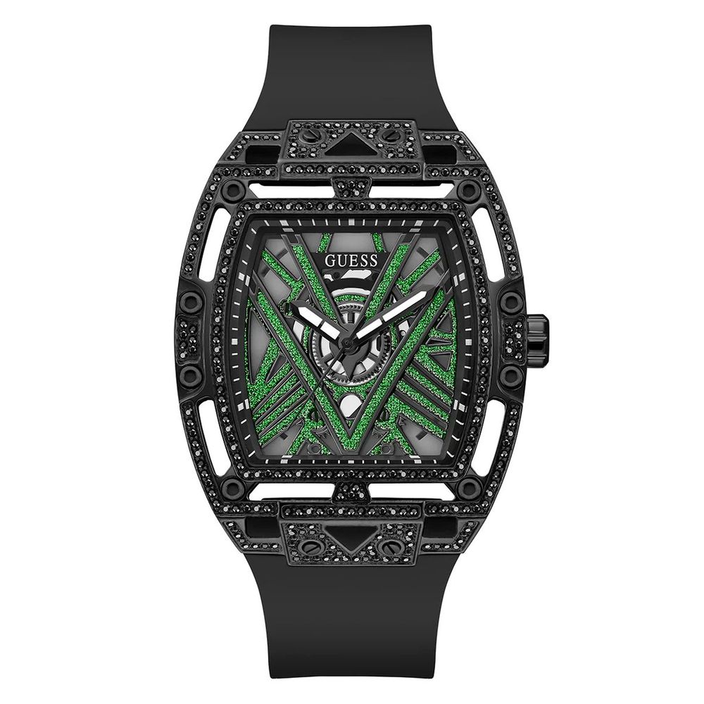 Montre synthétique noire Guess