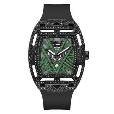 Montre synthétique noire Guess