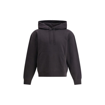 Sweat à capuche avec logo Saint Laurent