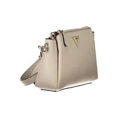 Sac à main Guess Jeans en polyéthylène beige